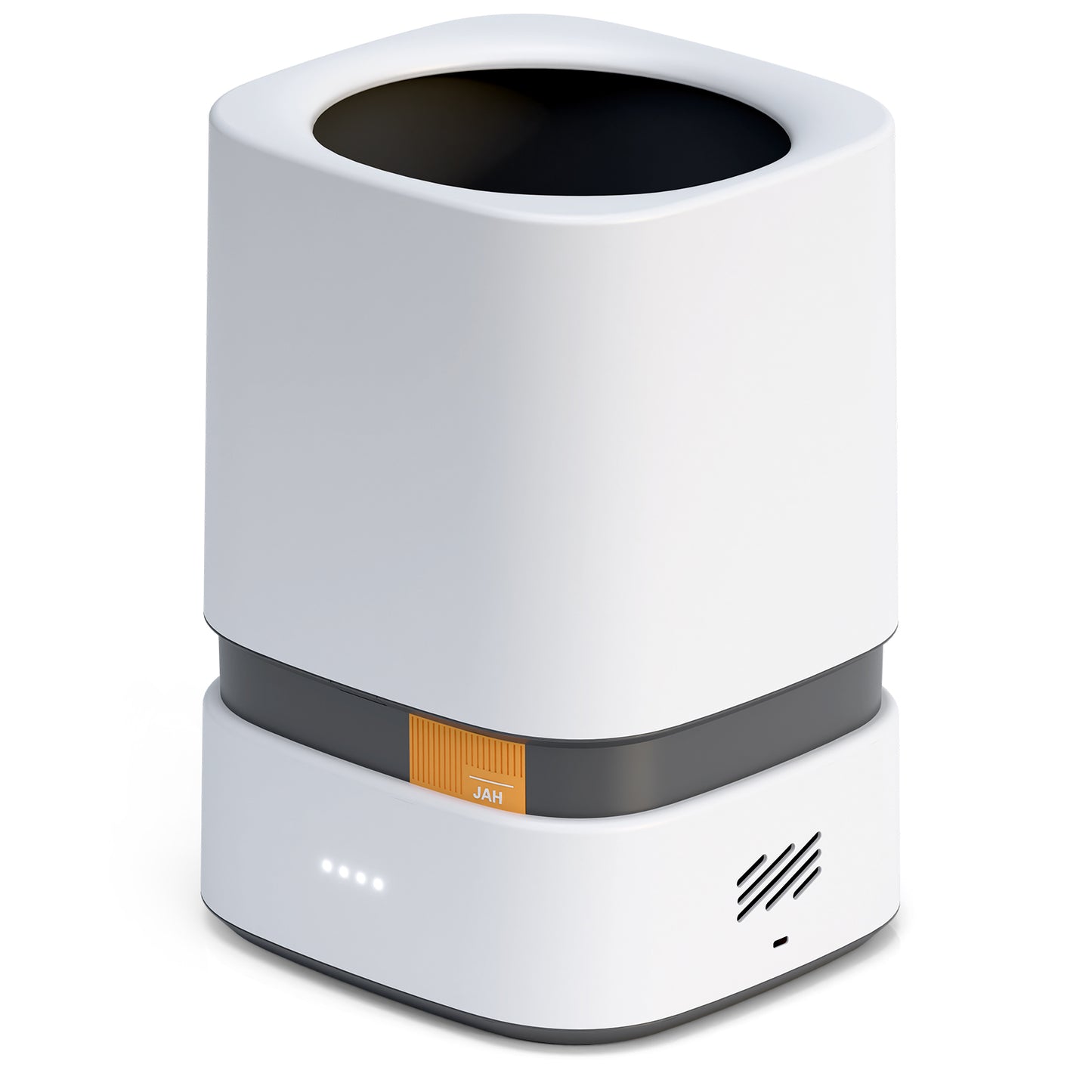 Ocuuziisu Smart Automatic Adsorption Trash Can, 4 Gallon, White