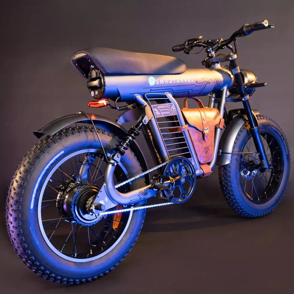 1200W Brushless Motor E‑Bike for Adults — 32 MPH, 20"×4.0" Fat Tires, Dual Suspension, 48V 20Ah Battery (UL Certified)