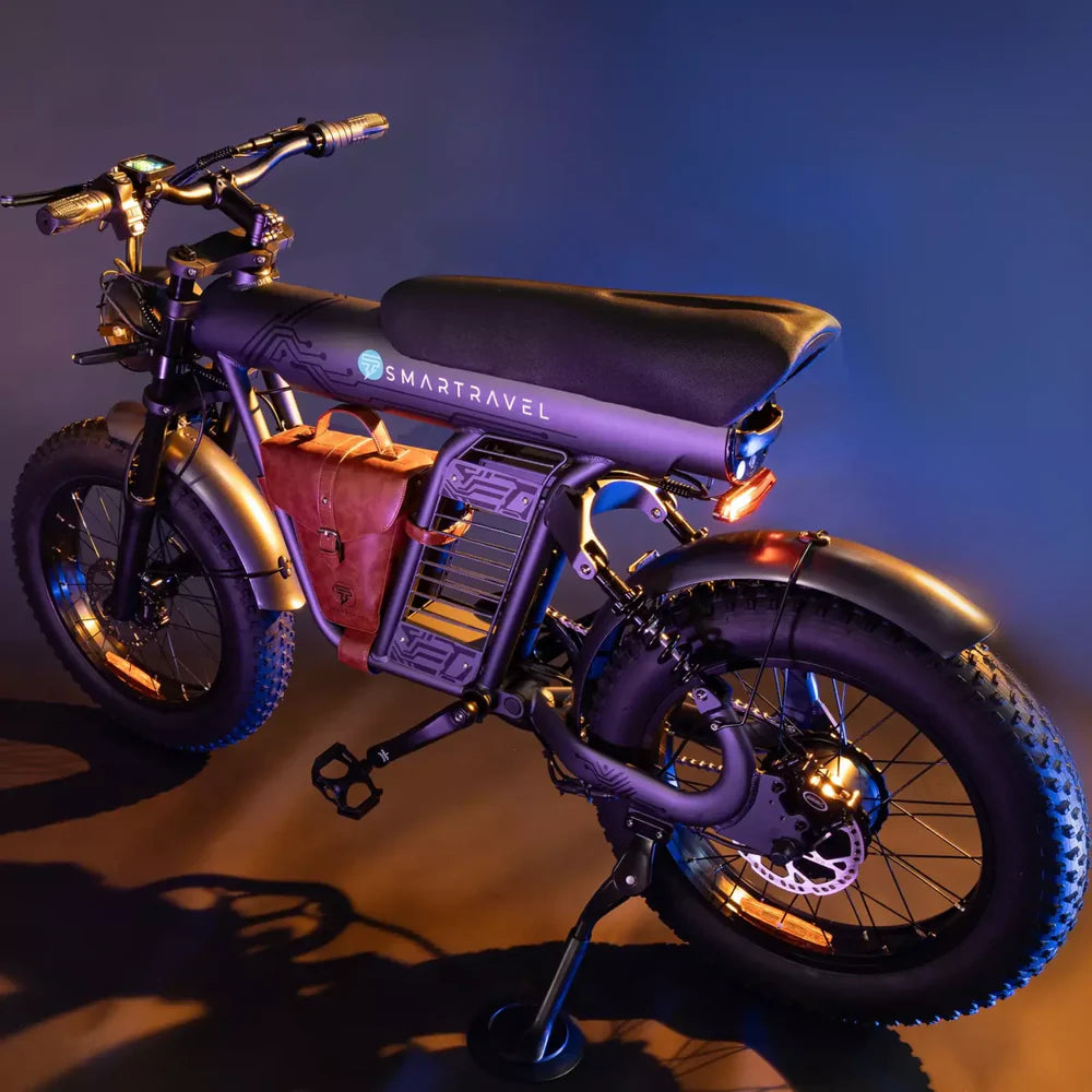 1200W Brushless Motor E‑Bike for Adults — 32 MPH, 20"×4.0" Fat Tires, Dual Suspension, 48V 20Ah Battery (UL Certified)