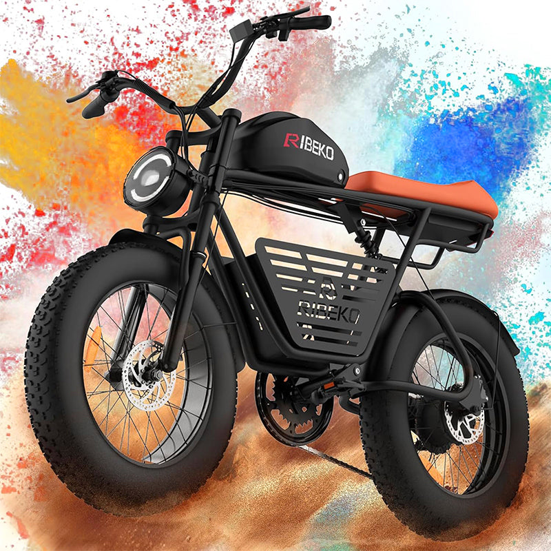 1000W Peak Electric Dirt Bike for Teens & Adults — 35 MPH, 48V 15Ah Battery, 20"×4.0" Fat Tires