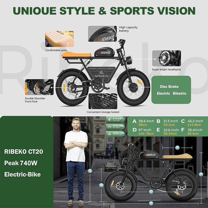 1000W Peak Electric Dirt Bike for Teens & Adults — 35 MPH, 48V 15Ah Battery, 20"×4.0" Fat Tires