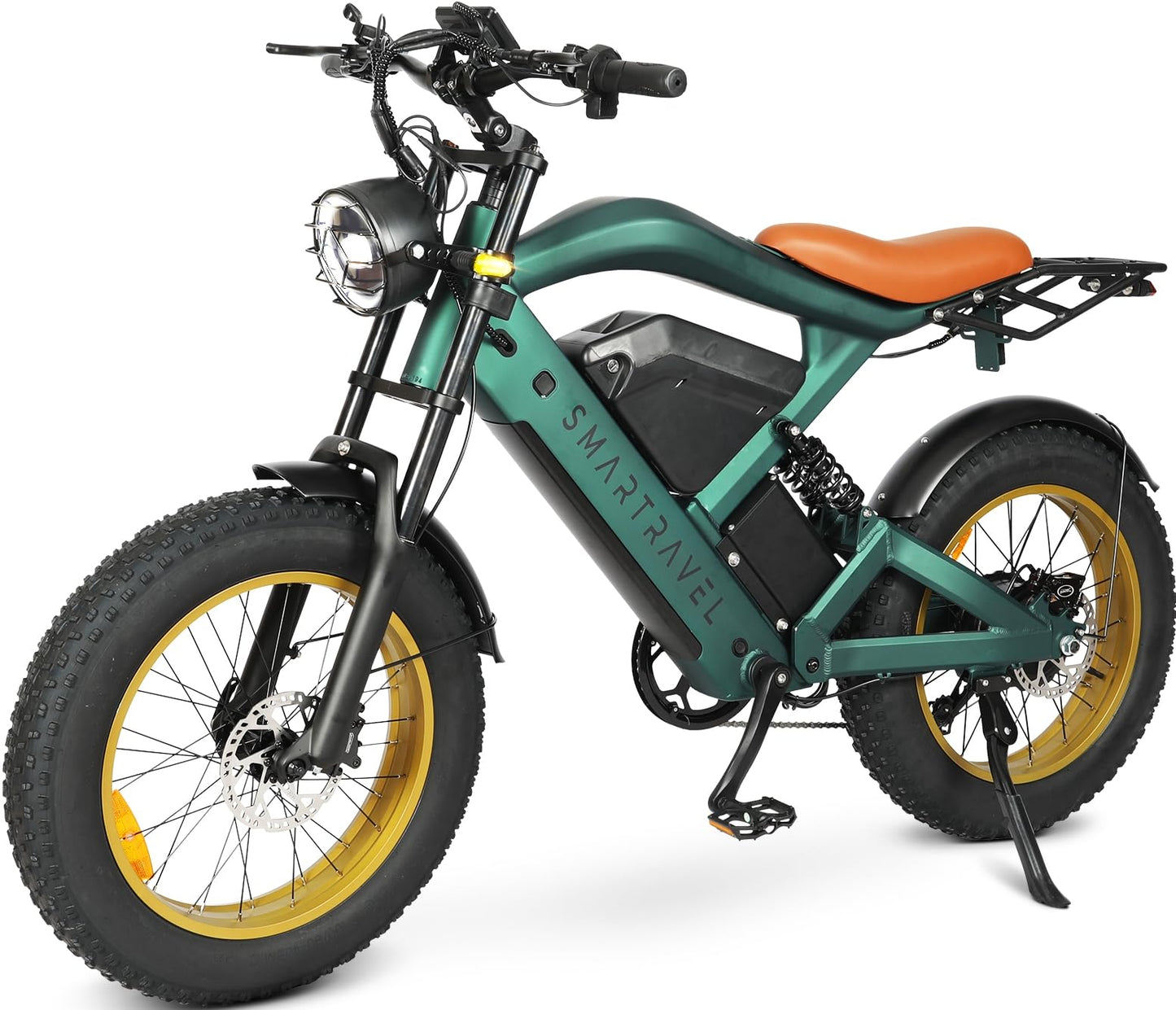 3000W Dual Motor E‑Bike — GPS & App Control, 35 MPH, 48V 20Ah Battery, 20"×4.0" Fat Tires